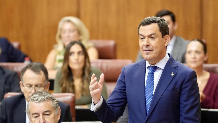 Juanma Moreno admite a regañadientes el genocidio de Gaza: &quot;Si quiere que lo reconozca, se lo reconozco&quot;