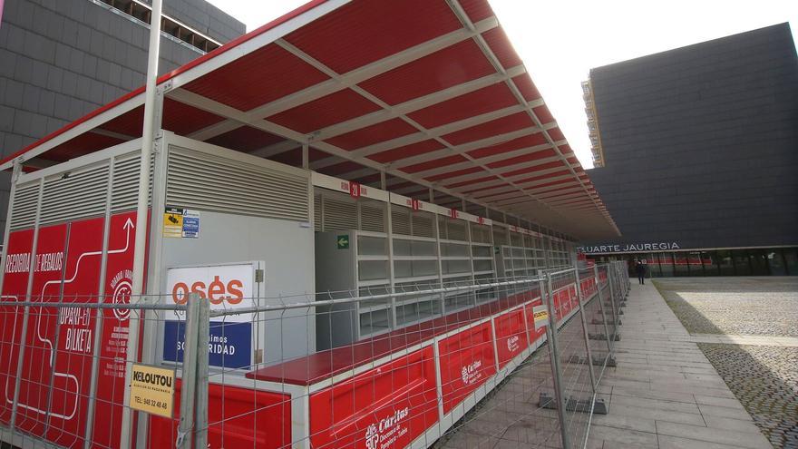 Ya están instaladas las casetas de la Tómbola: así será el nuevo recinto para estos Sanfermines
