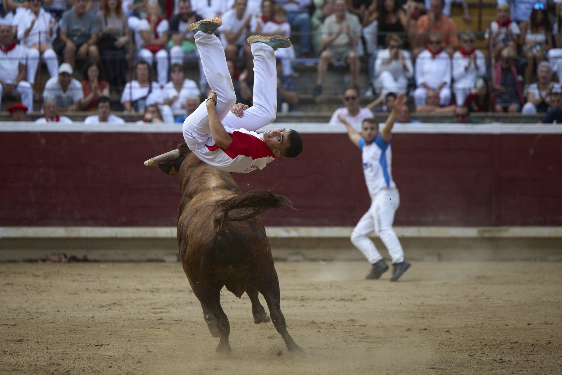 Fotos del concurso de recortadores de fiestas de Tafalla