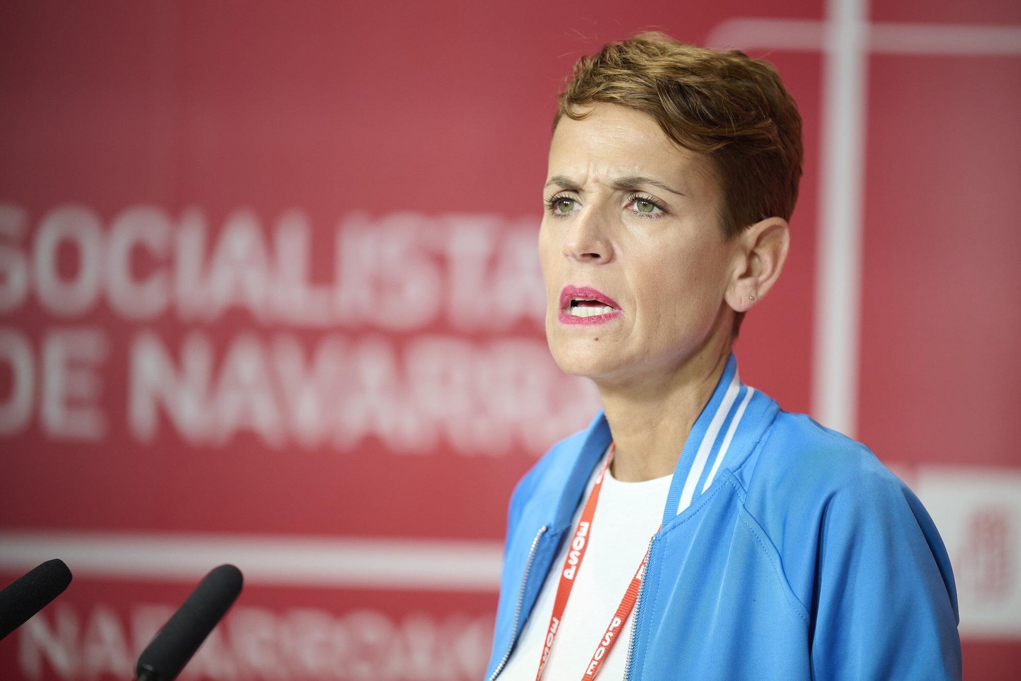 Fotos del Comité Regional del PSN-PSOE en Pamplona