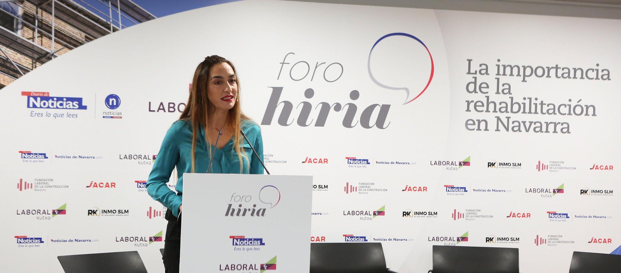 Fotos del Foro Hiria de la rehabilitación en Navarra