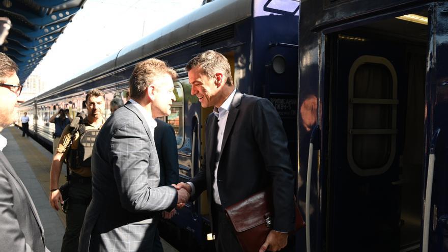 Sánchez visita Kiev en el arranque de la presidencia española de la UE