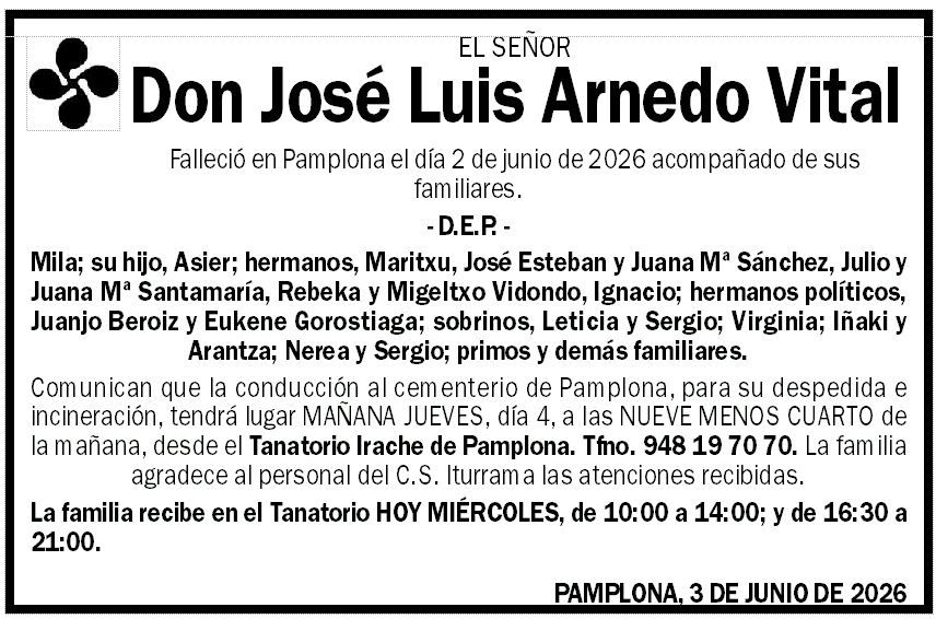 José Luis Arnedo Vital