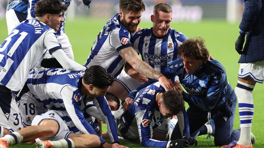 La Real no remontaba un partido desde marzo de 2024