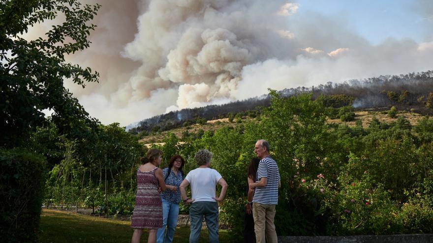 María Chivite, presidenta del Gobierno de Navarra, sobre el incendio: "No está ni controlado ni estabilizado"