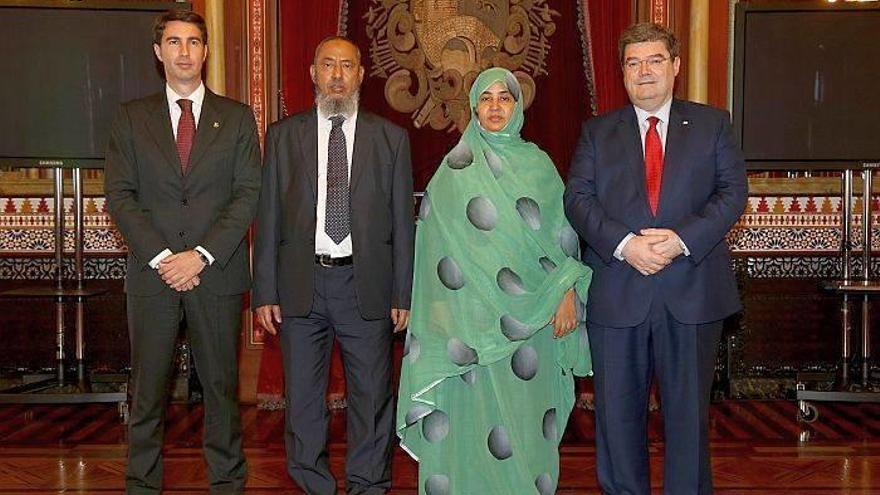 Aburto alkatea Mauritaniako hiriburuko alkatesarekin batzartu da