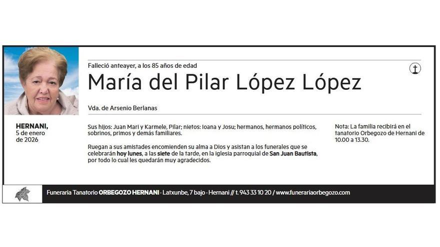 MARIA DEL PILAR LOPEZ LOPEZ