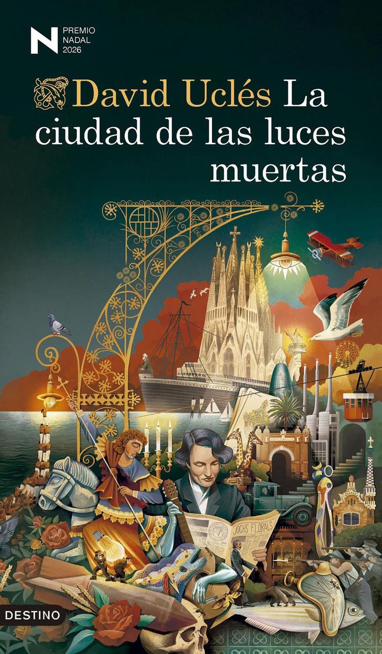 Portada del libro 'La ciudad de las luces muertas', de David Uclés