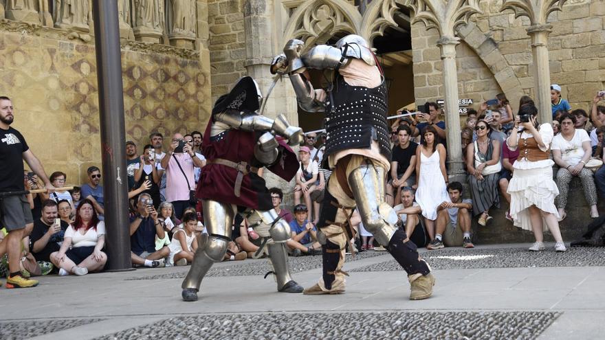 Carlos III vuelve a reinar en Olite