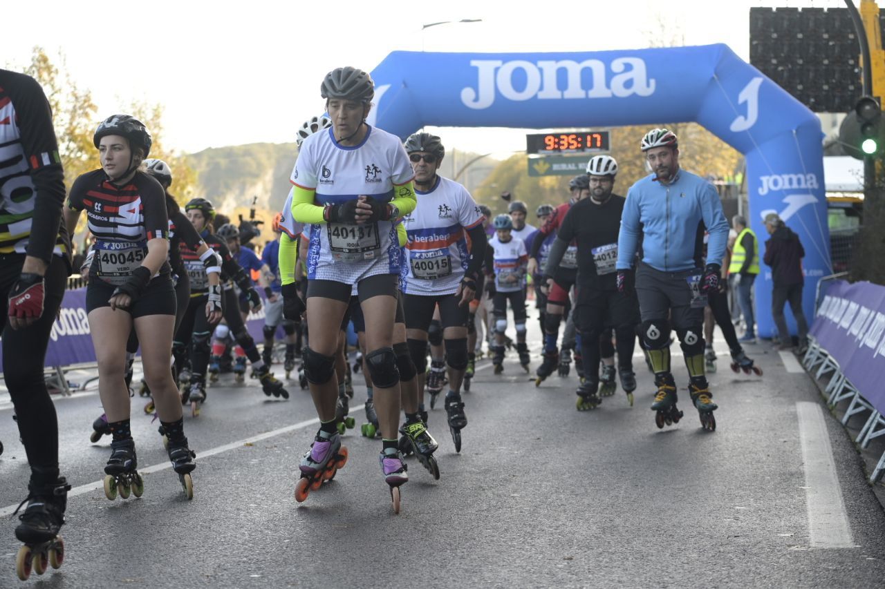 Ilusión y concentración en la salida de la Behobia-San Sebastián