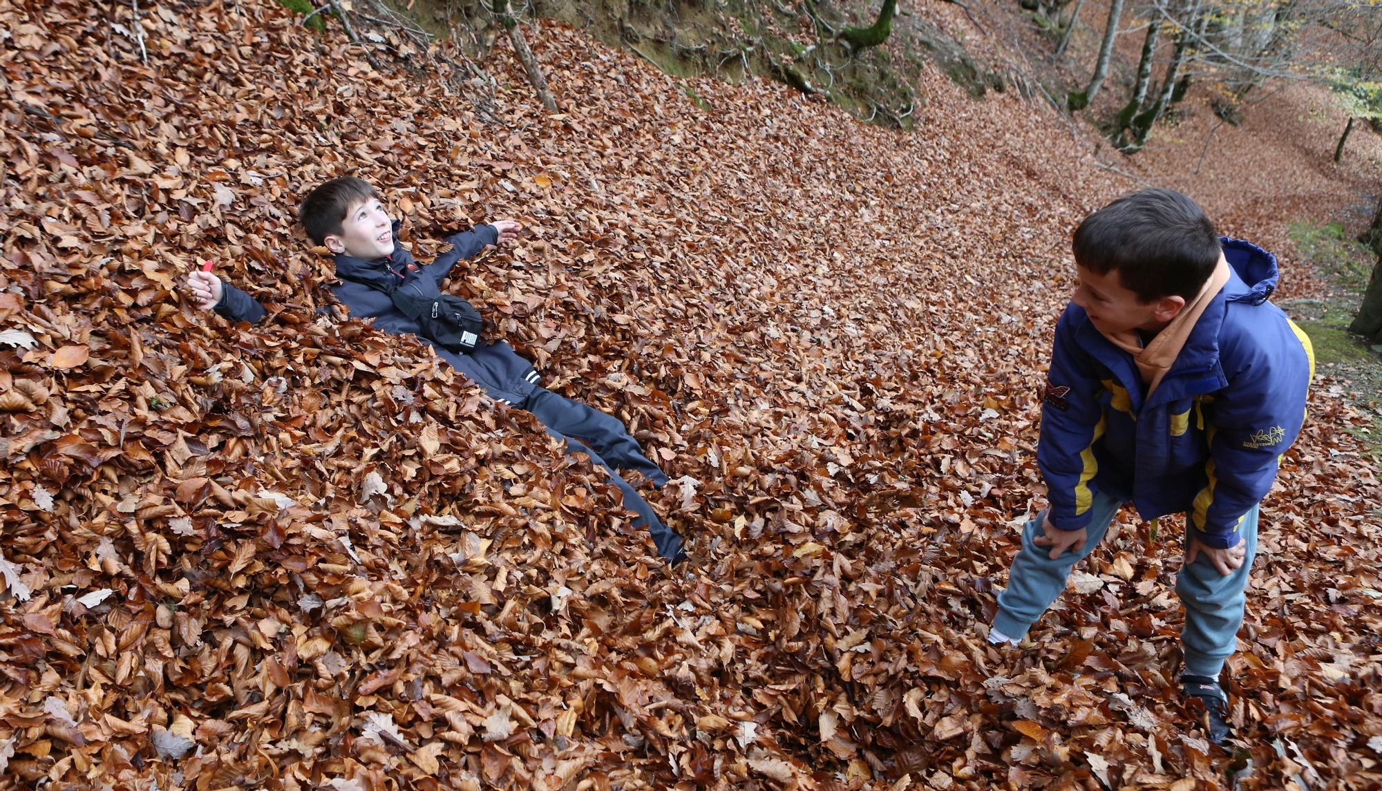 Domingo de otoño en la Real Fábrica de Municiones de Eugi