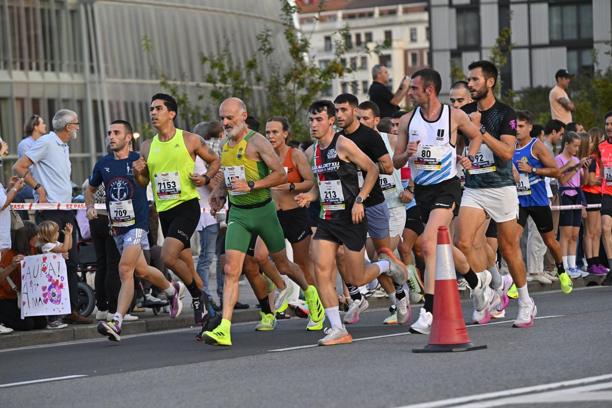El Bilbao Night Marathon, en imágenes