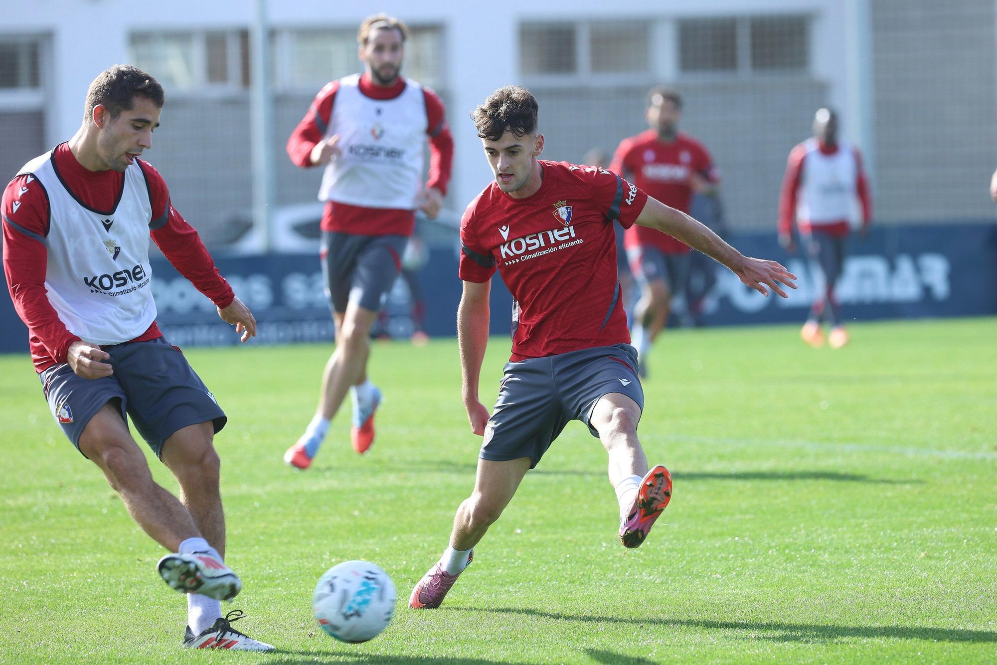 Entrenamiento de Osasuna de este domingo