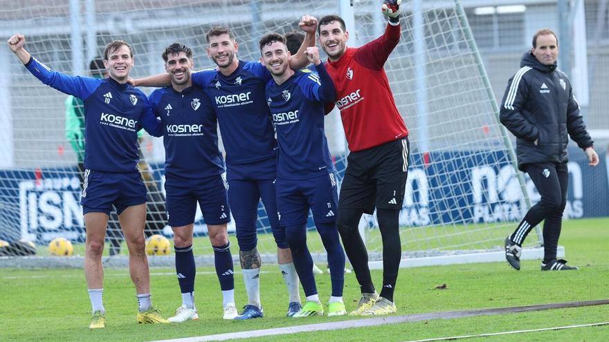 Último entrenamiento de Osasuna de este 2023
