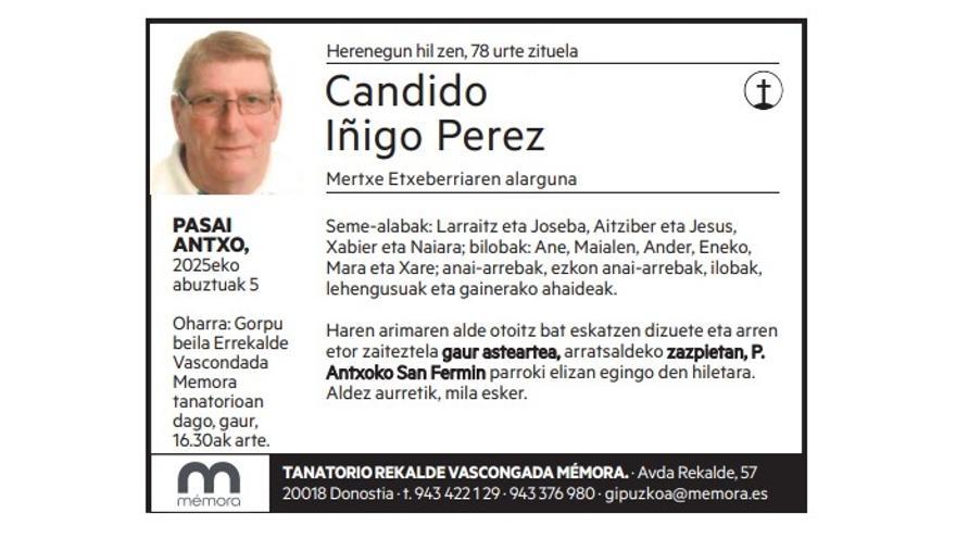 Candido Iñigo Perez