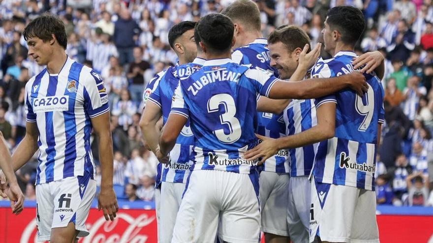 La Real Sociedad y el Valencia empatan en Anoeta (1-1)
