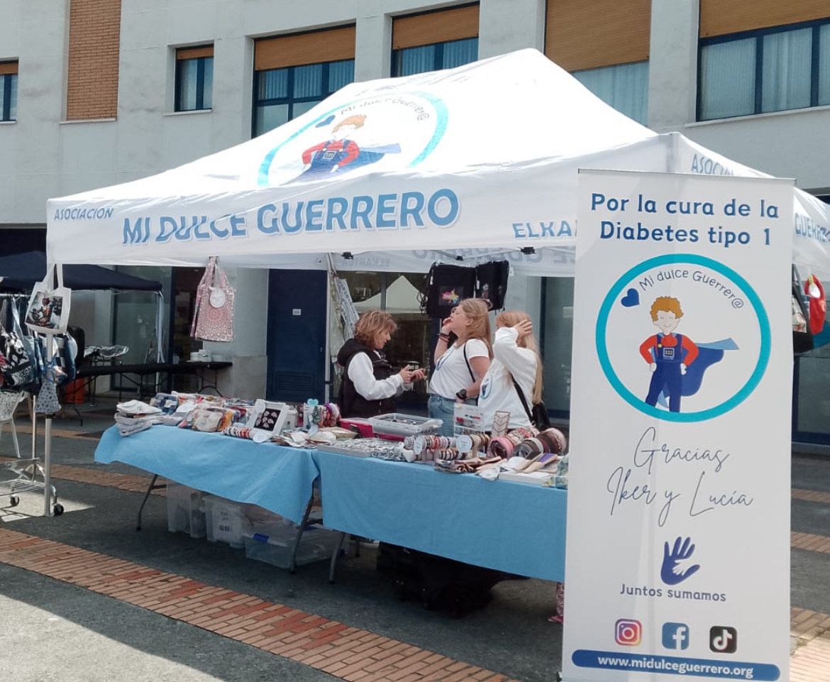 Foto de un stand de la asociación.