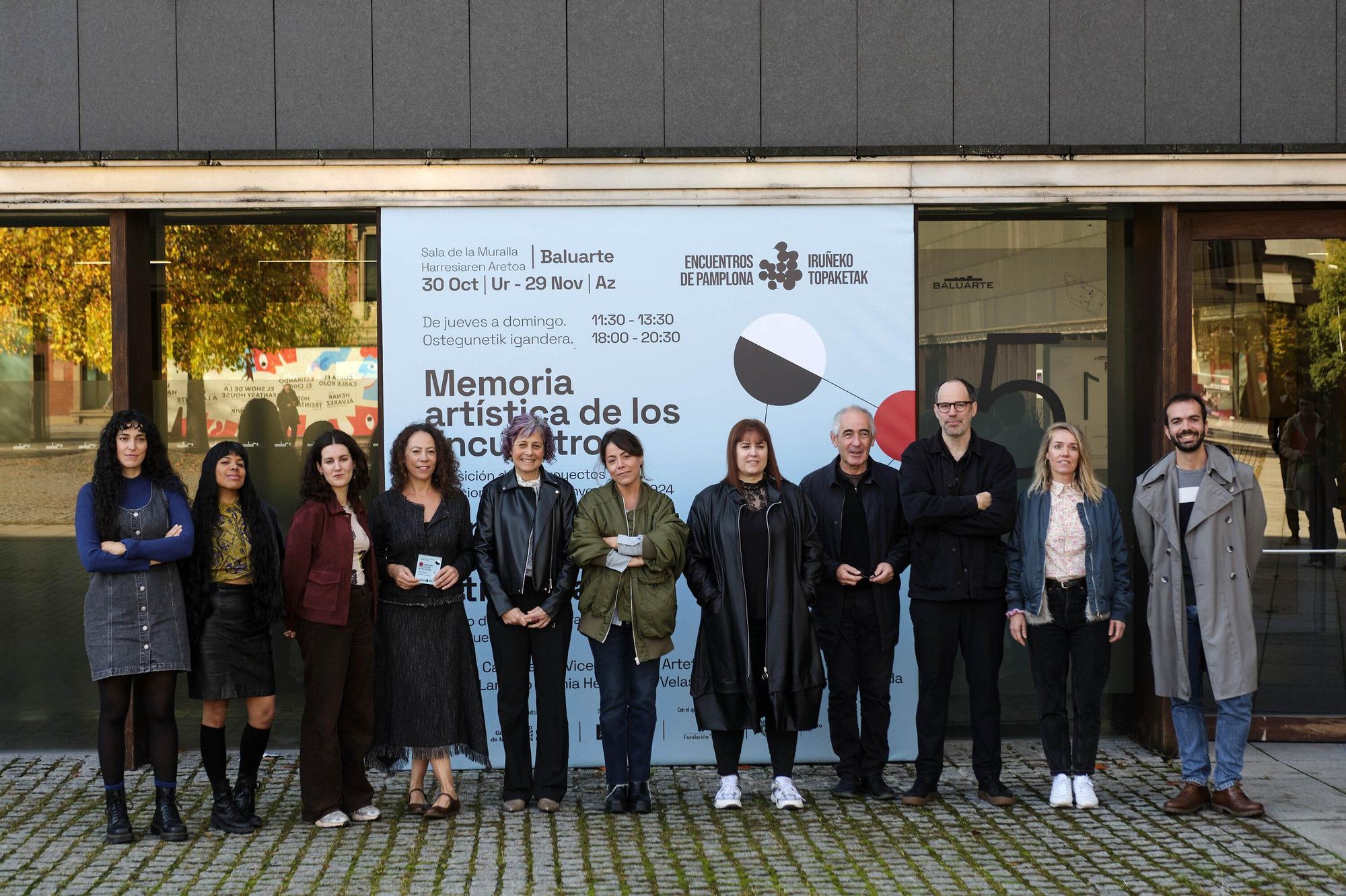 Inauguración de la exposición de los proyectos de 'Memoria Artística de los Encuentros'