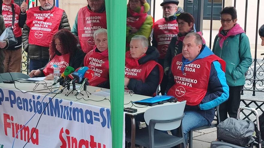 El Gobierno vasco manifiesta su criterio desfavorable a complementar las pensiones hasta el SMI