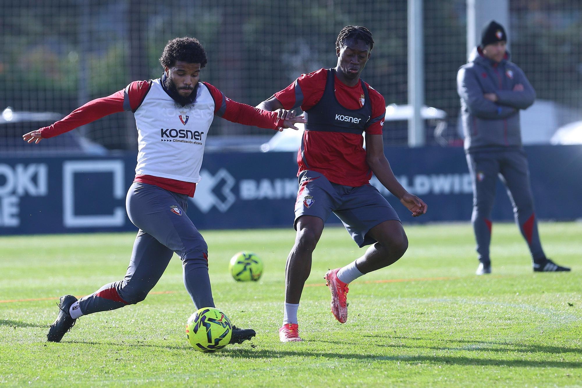 Fotos del entrenamiento de Osasuna de este 3 de diciembre