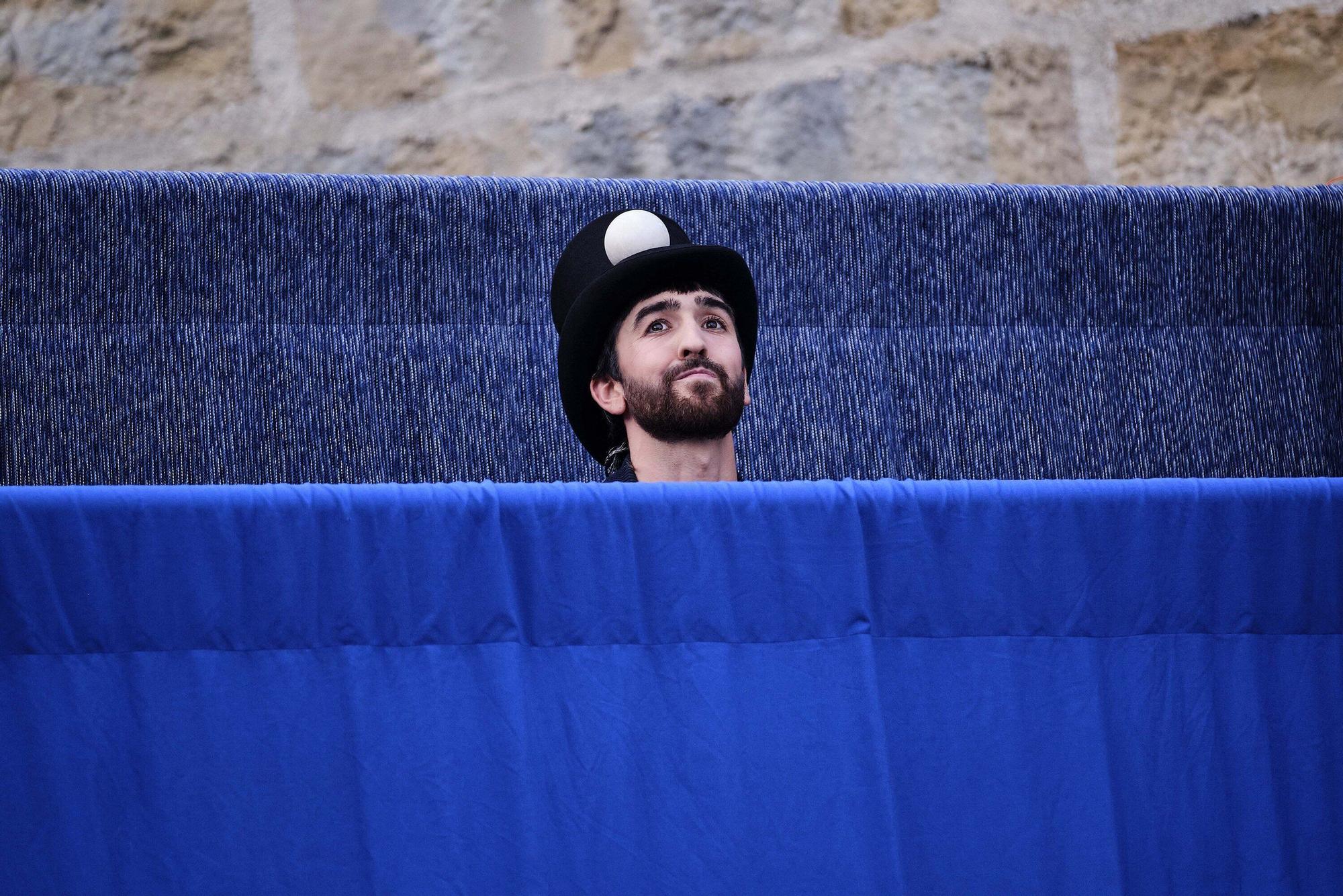 Cinco puntas con el espectaculo Ardatzak’ en la Ciudadela de Pamplona
