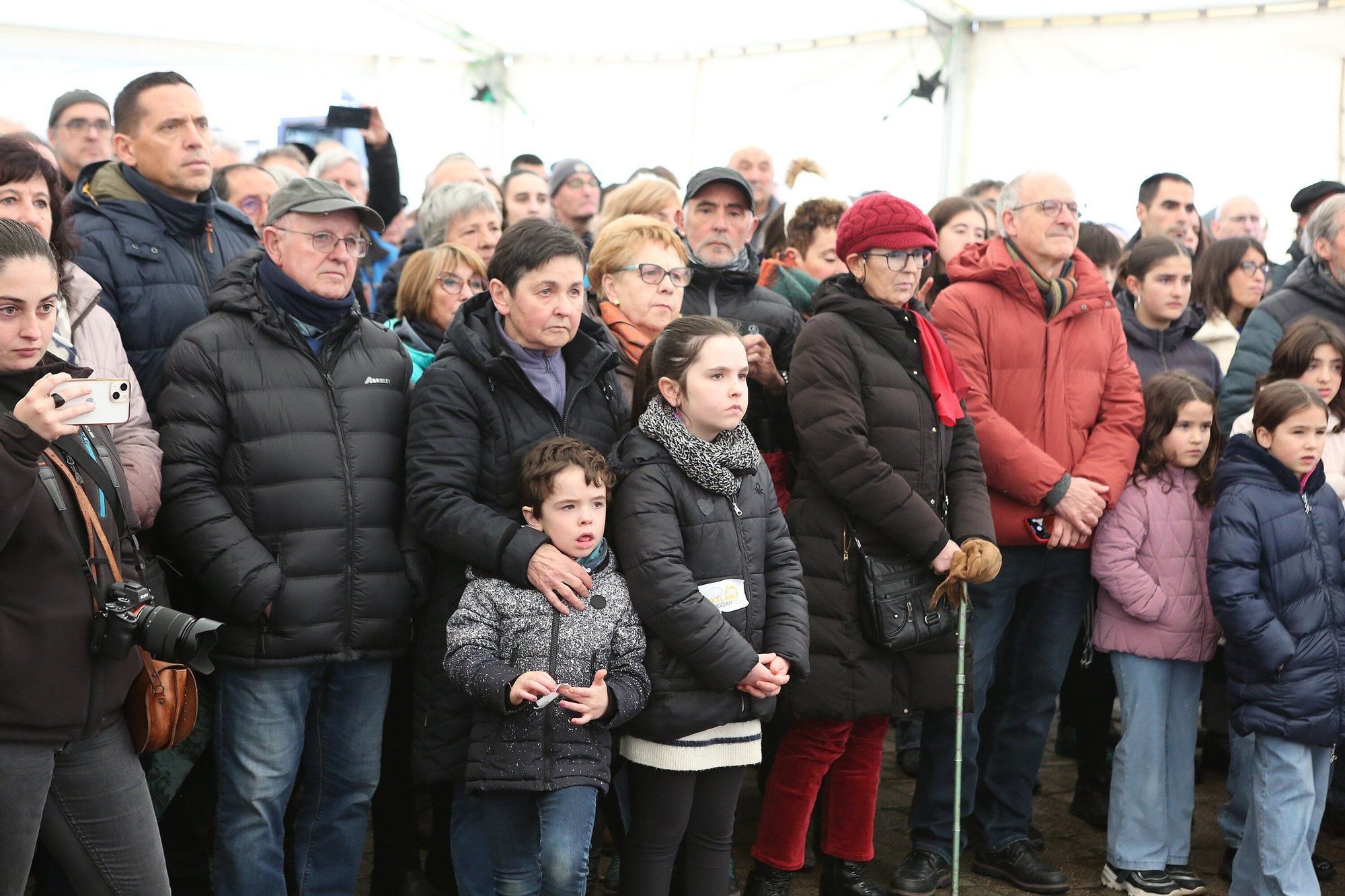 Fotos del homenaje a Mikel Zabalza en el 40 aniversario de su muerte tras ser detenido por la Guardia Civil