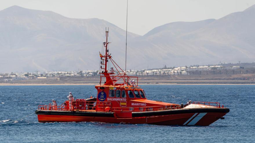 Una embarcación de Salvamento Marítimo en Canarias.