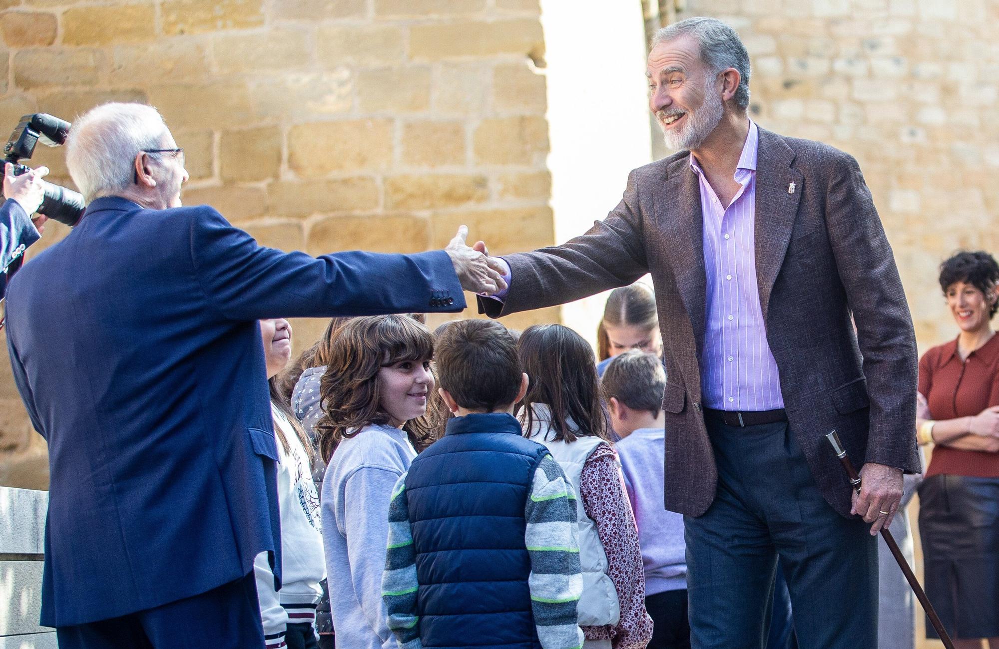Fotos de la visita de los Reyes a Olite y Tudela