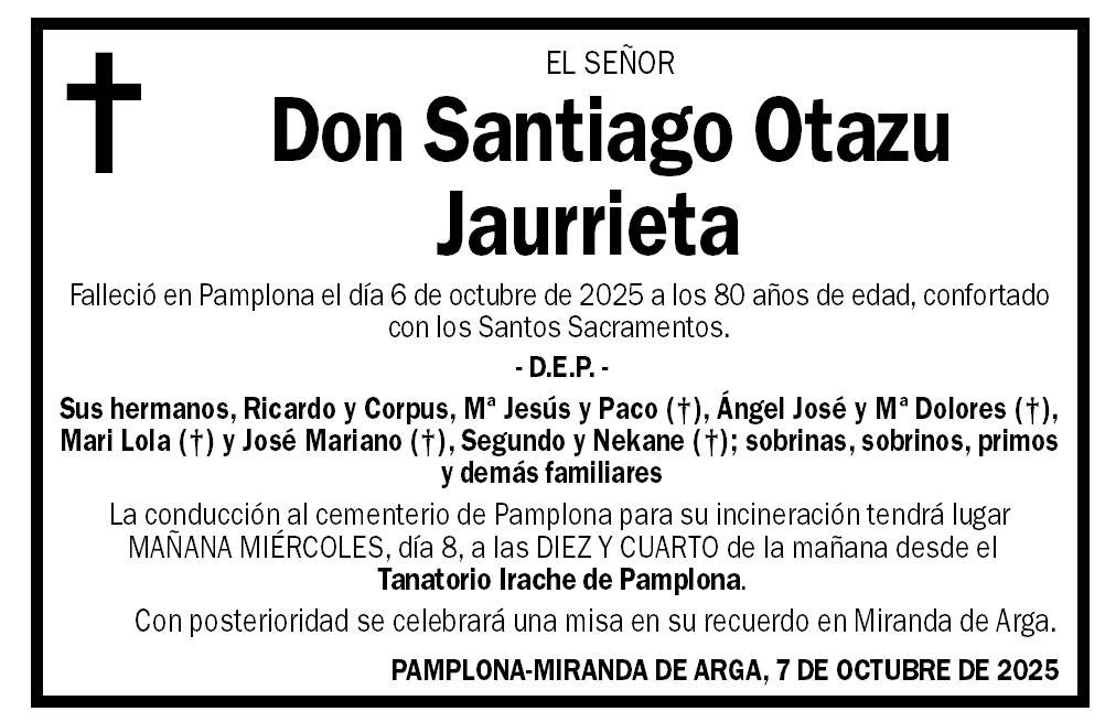 Santiago Otazu Jaurrieta