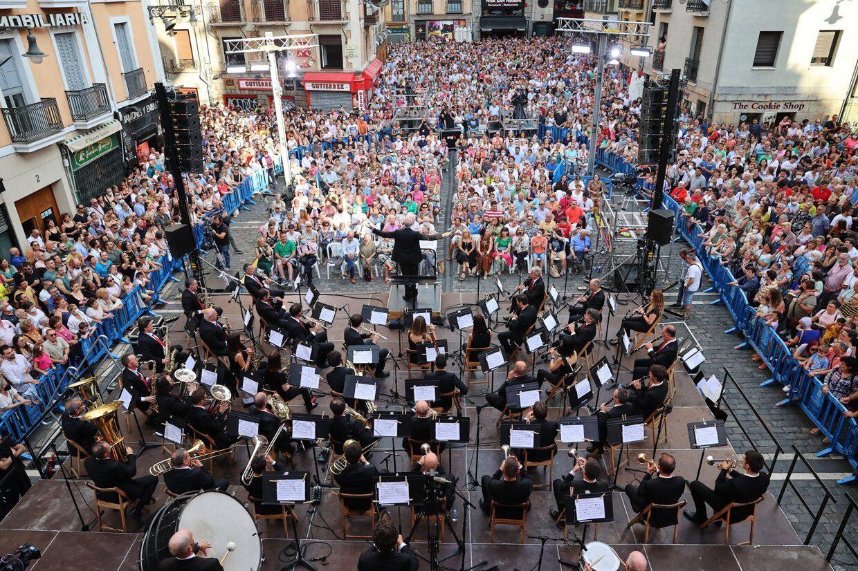 Concierto presanferminero de la Banda la Pamplonesa