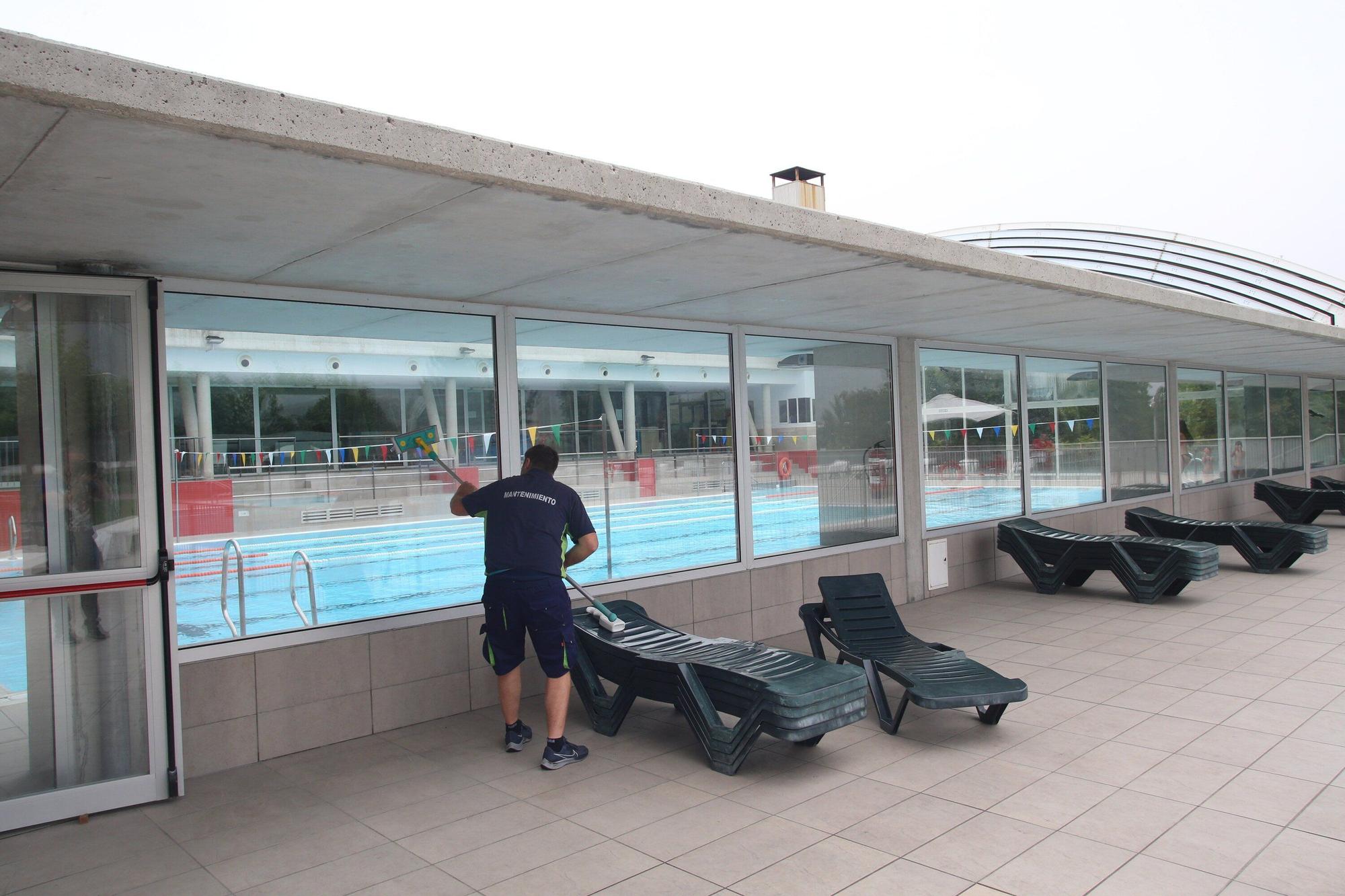 El mal tiempo afecta a las piscinas