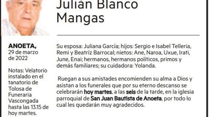 Julián Blanco Mangas