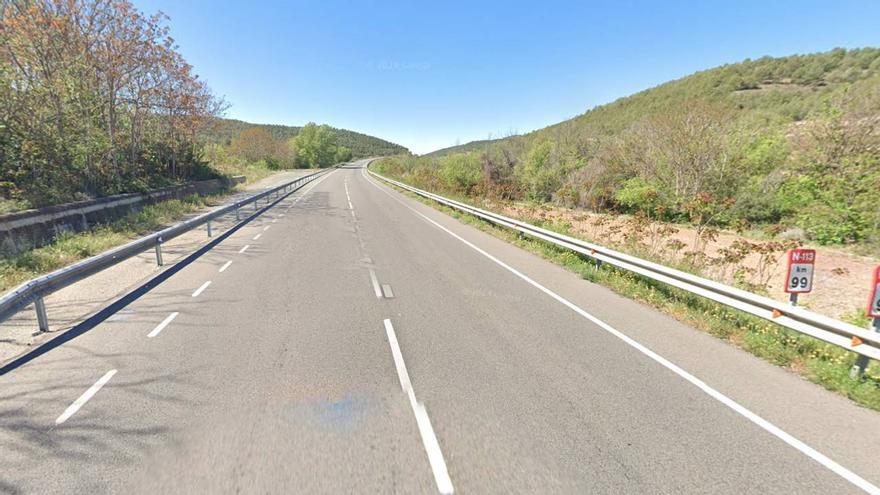 Fallece un joven en un choque entre un camión y un coche en la N-113 en Fitero