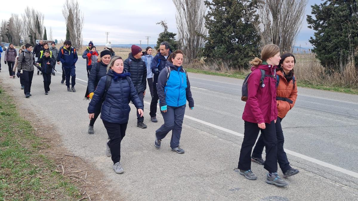 Los primeros peregrinos salen de la Ribera rumbo a Javier