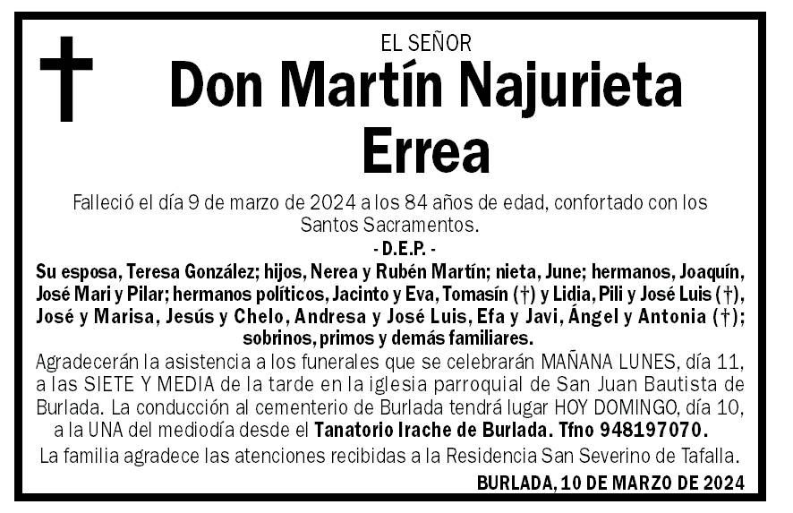 Martín Najurieta Errea