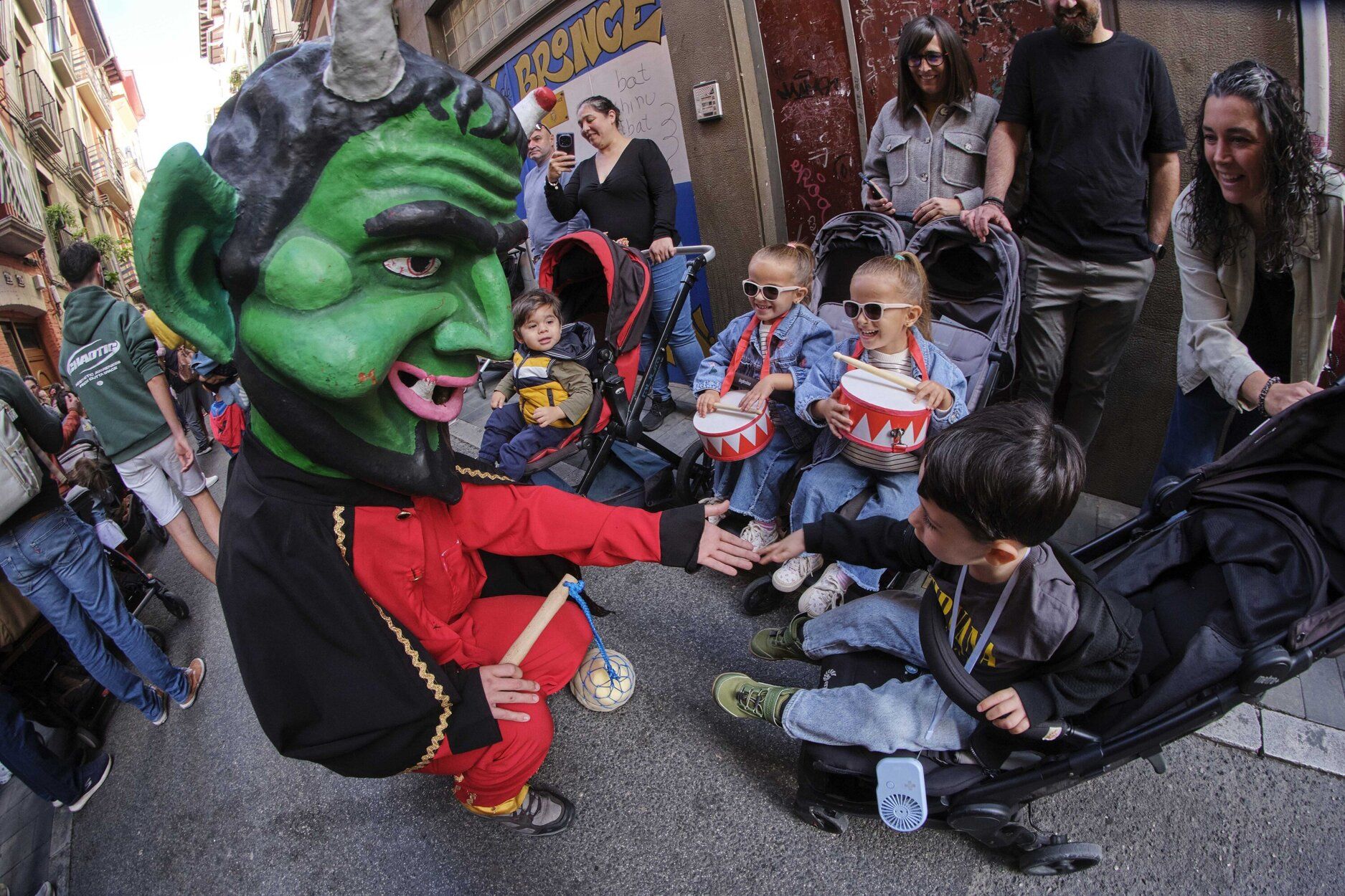 Fotos de la mañana de este sábado en San Fermín Txikito