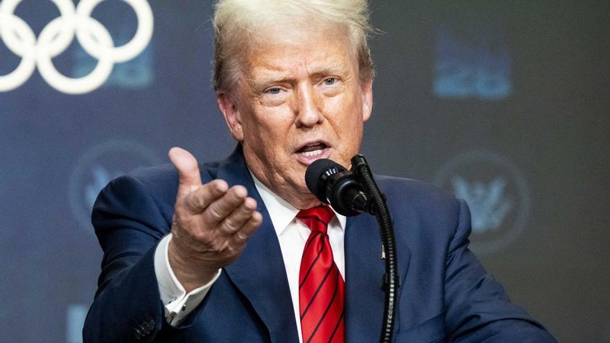 Trump llama "perdedor" al esquiador olímpico estadounidense Hunter Hess por criticar a su país