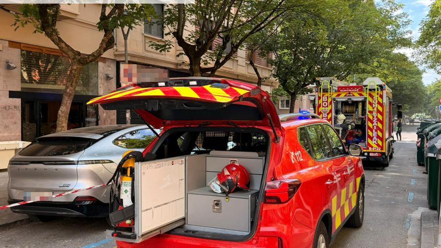 Sofocado un incendio en una frutería en Pamplona