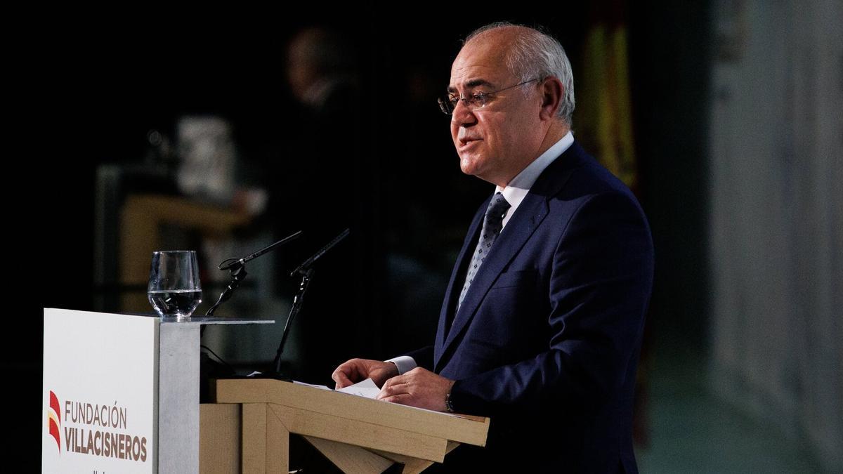 El magistrado del Tribunal Supremo, Pablo Llarena, ien una conferencia en noviembre de 2021, en Madrid.