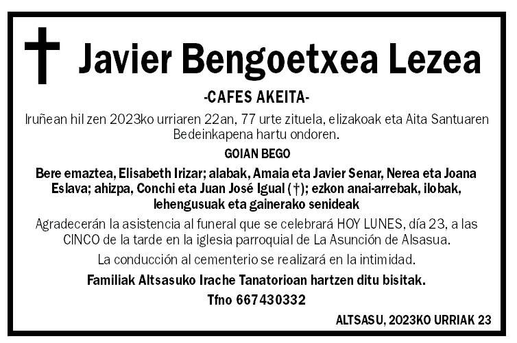 Javier Bengoetxea Lezea