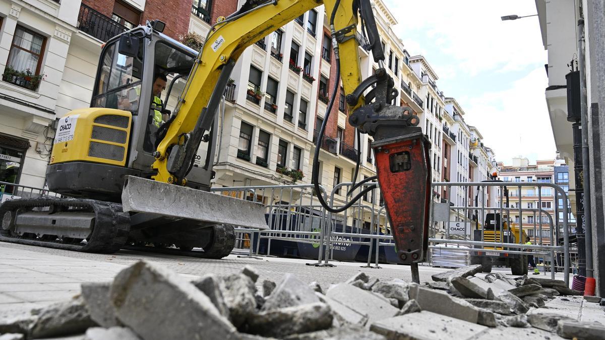 García Rivero vuelve a levantarse mes y medio después de ser pavimentada.