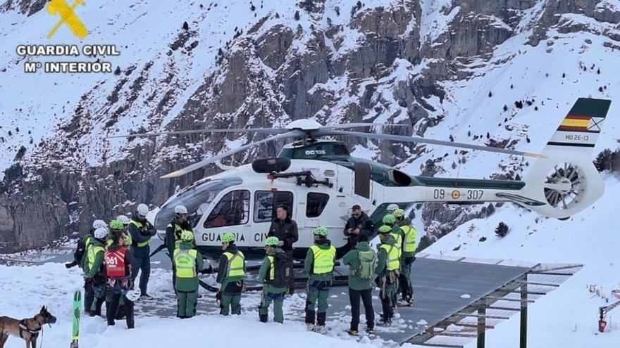 Recibe el alta la joven vasca herida en el alud de Huesca