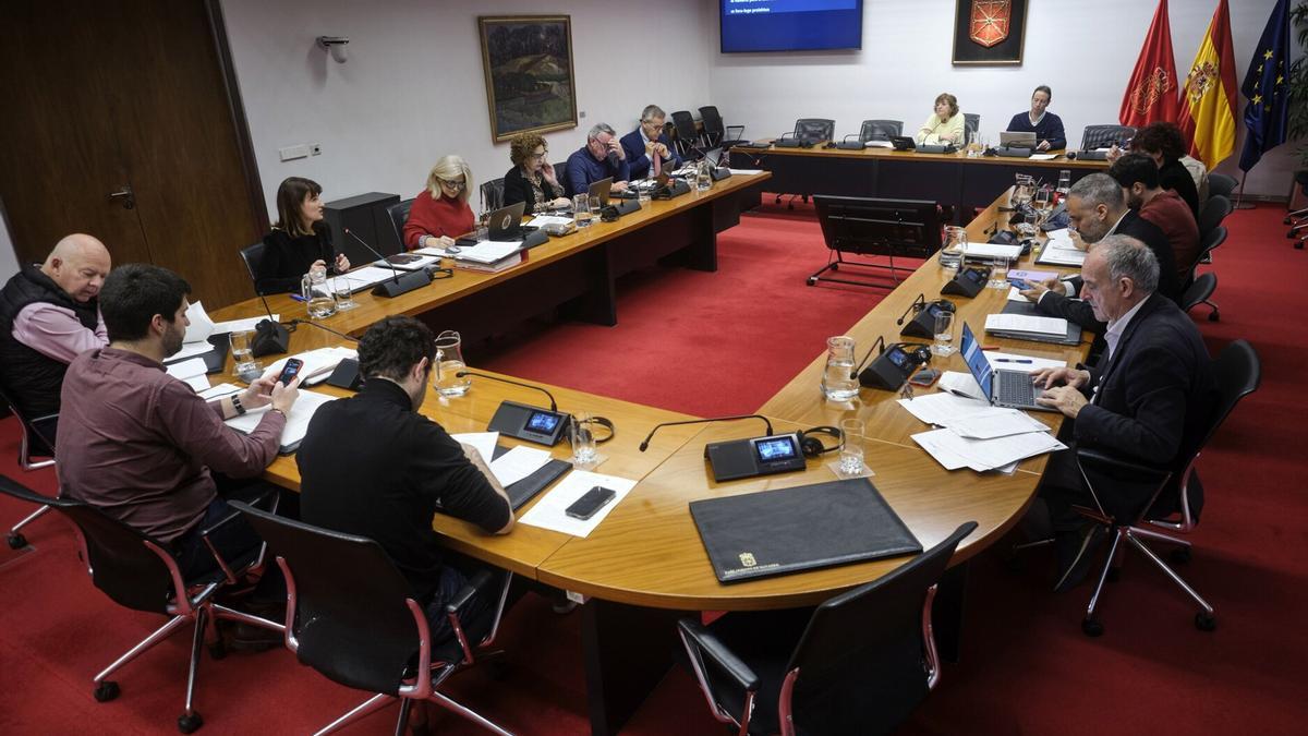 Continúa el trámite de enmiendas parciales a los Presupuestos Generales de Navarra.