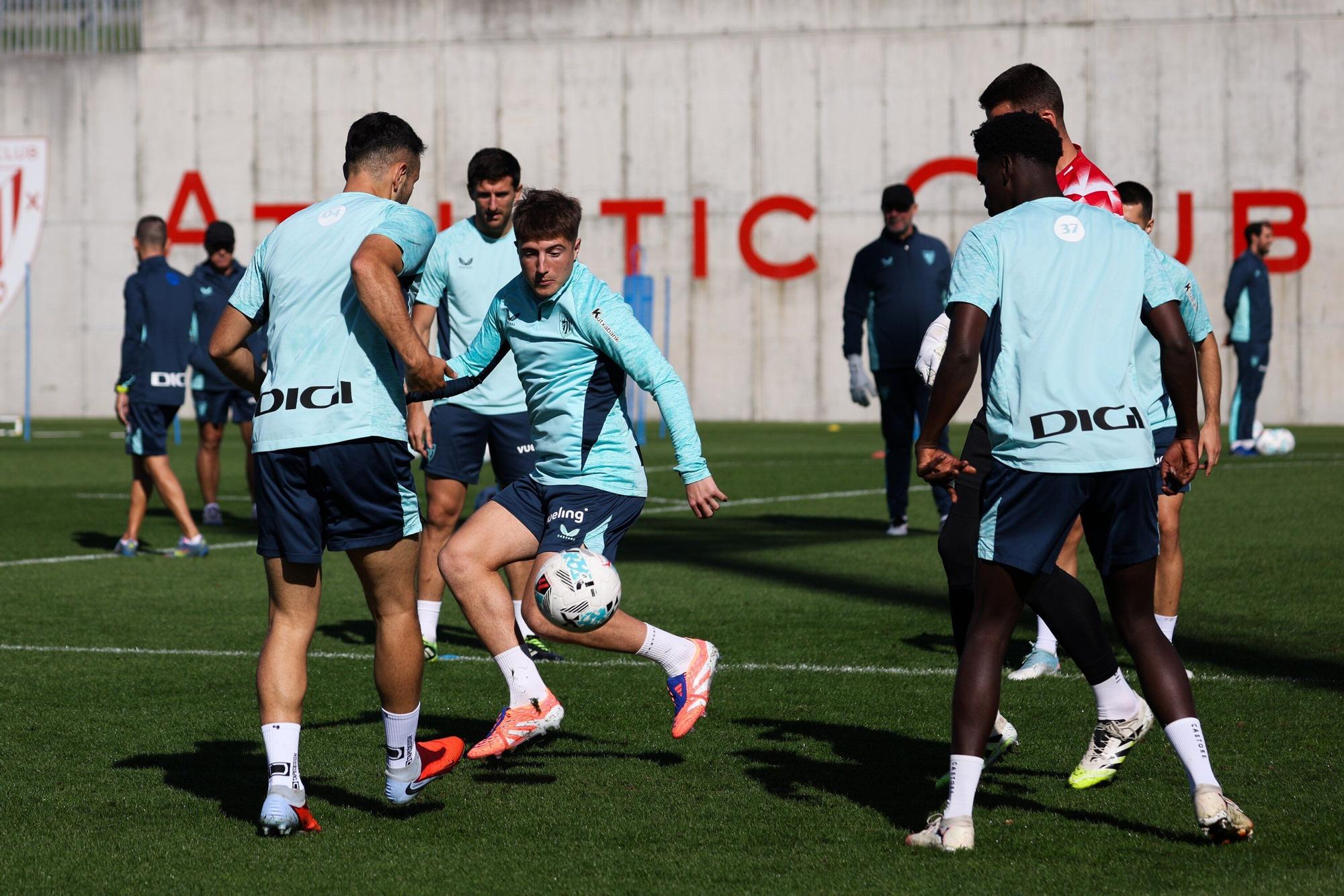 Entrenamiento del Athletic en Lezama