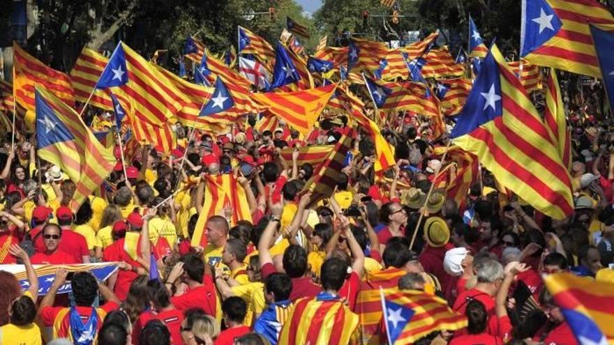 La Diada catalana en imágenes