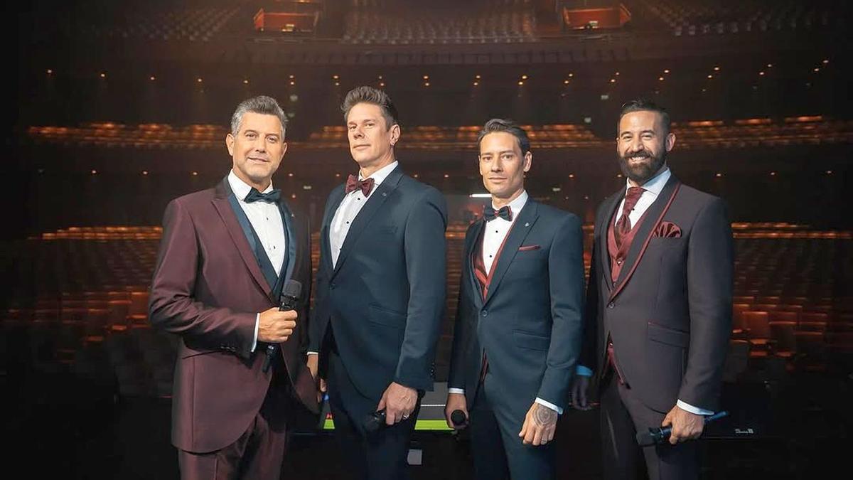 Sébastien Izambard, David Miller, Urs Bühler y Steven LaBrie.