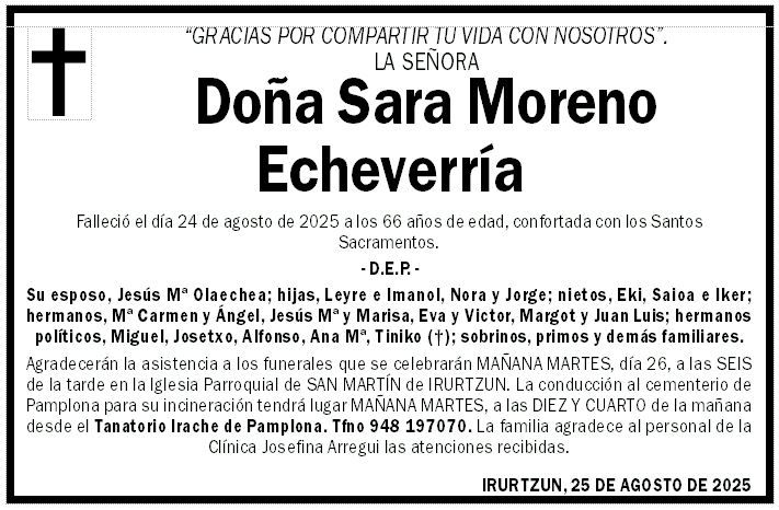 Sara Moreno Echeverría