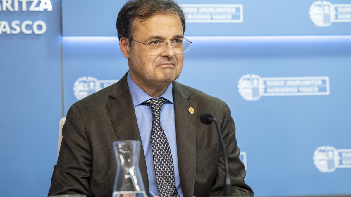El consejero de Salud del Gobierno Vasco, Alberto Martínez