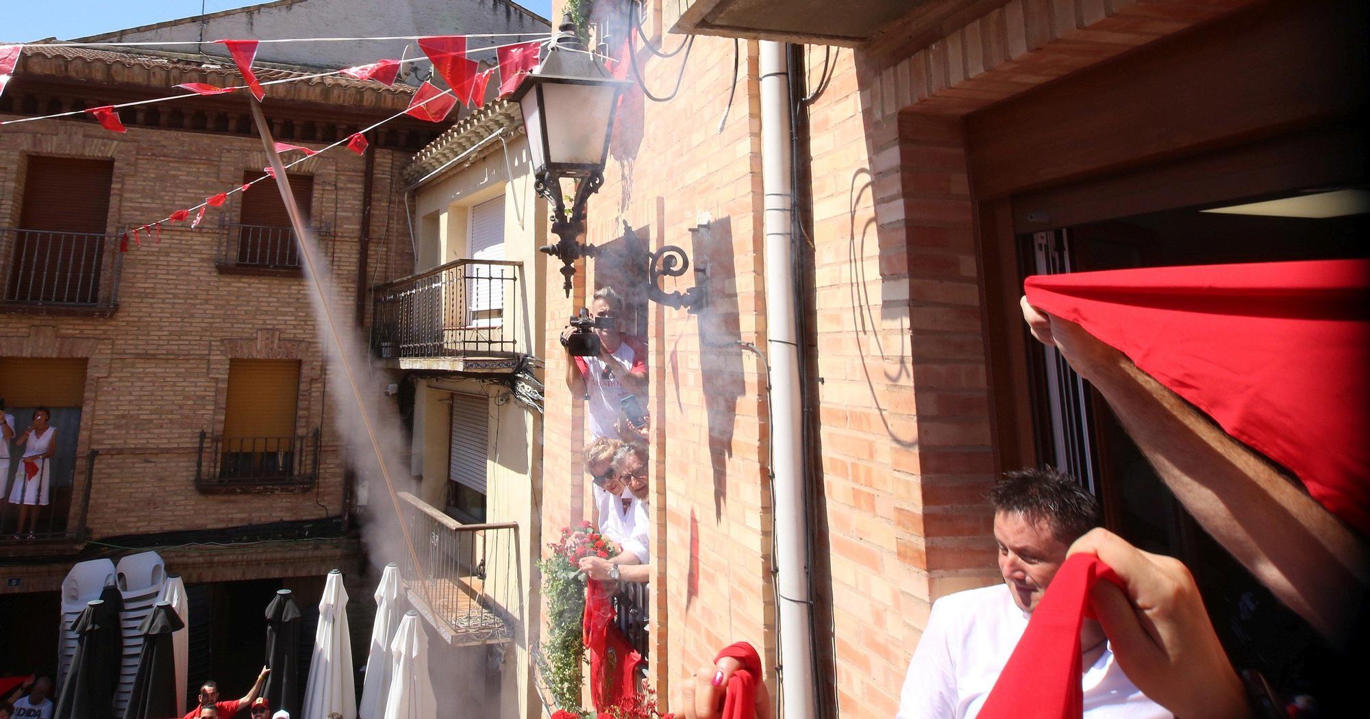 Fotos del cohete de Marcilla