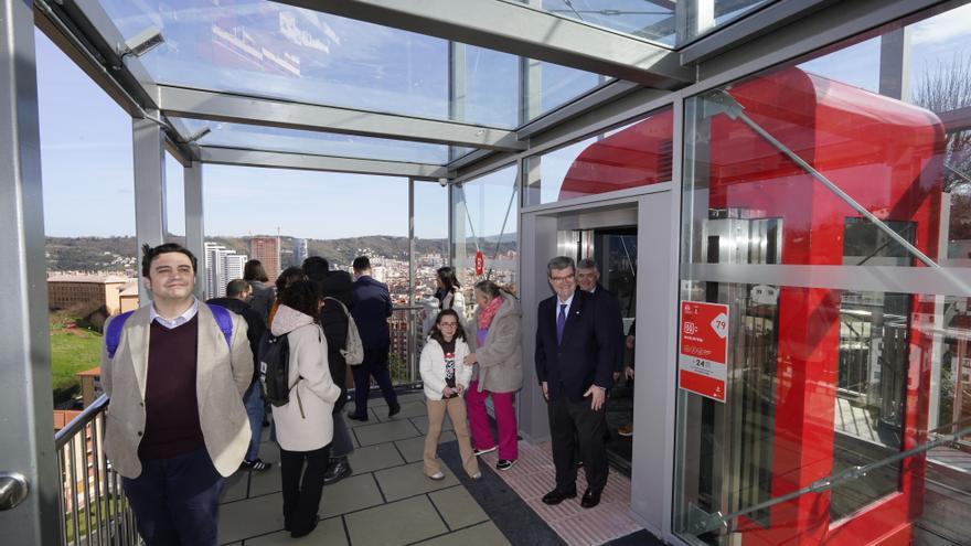 Bilbao pone en servicio el ascensor inclinado de Masustegi